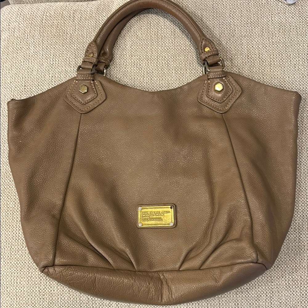 Marc Jacobs Brown Leather Tote Bag